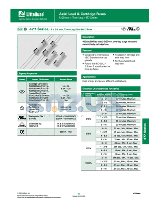 047710MXEP datasheet - Axial Lead & Cartridge Fuses