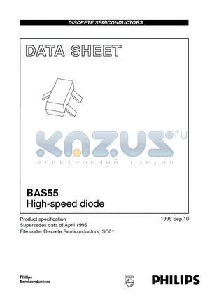 BAS55 datasheet - High-speed diode