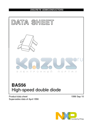 BAS56 datasheet - High-speed double diode