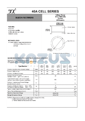 40A datasheet - SILICON RECTIFERS