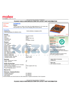 0479890342 datasheet - 1.00mm (.039