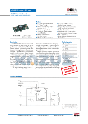 ATH15T05 datasheet - 15-A, 5-V Input Non-Isolated Wide-Output Adjust Power Module