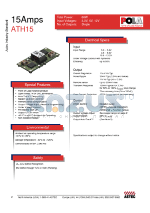 ATH15T05-9S datasheet - 15Amps