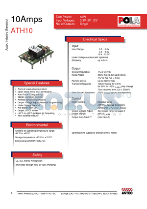 ATH10T033-9S datasheet - 10Amps