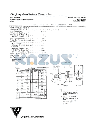 40HF10 datasheet - Si Rectifiers