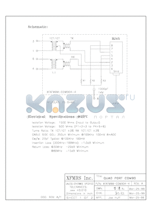 ATM9MC44 datasheet - QUAD PORT COMBO