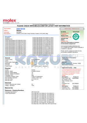 0502128100 datasheet - 2.00mm (.079