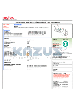 0502178000 datasheet - 3.50mm (.138