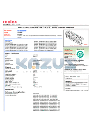 0510210700 datasheet - 1.25mm (.049