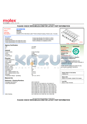 0510650700 datasheet - 2.00mm (.079