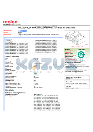 0510670300 datasheet - 3.50mm (.138