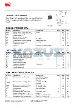 BUT12 datasheet - SILICON DIFFUSED POWER TRANSISTOR(GENERAL DESCRIPTION)