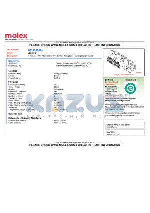 0511161601 datasheet - 4.00mm (.157