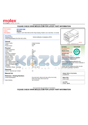 0513461200 datasheet - 3.30mm (.130