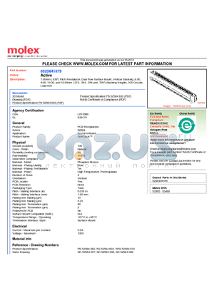 0525841079 datasheet - 1.00mm (.039