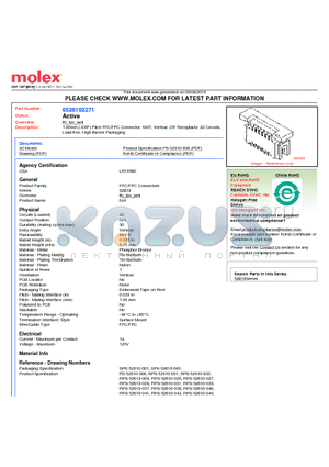 0526102271 datasheet - 1.00mm (.039