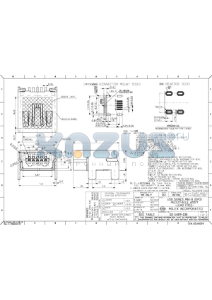 0548190589 datasheet - USB SERIES MINI-B (DIP2) RECEPTACLE ASSY -LEAD FREE-