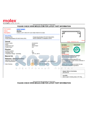 0552160601 datasheet - 0.80mm (.031