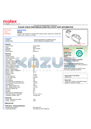 0554471870 datasheet - 1.25mm (.049