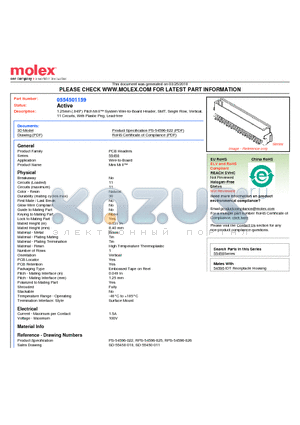 0554501159 datasheet - 1.25mm (.049