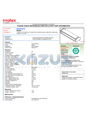 0554540270 datasheet - 1.25mm (.049