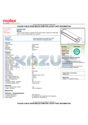 0554561269 datasheet - 1.25mm (.049