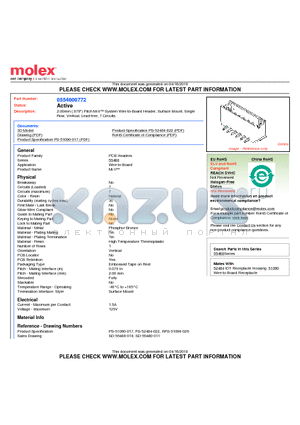 0554600772 datasheet - 2.00mm (.079