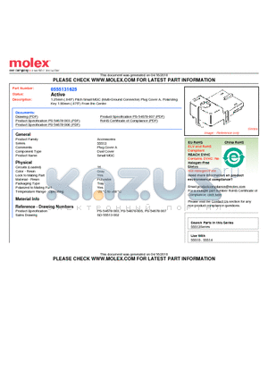 0555131625 datasheet - 1.25mm (.049