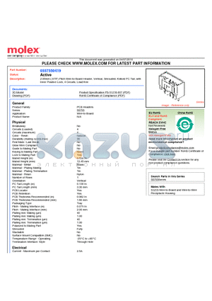 0557550419 datasheet - 2.00mm (.079