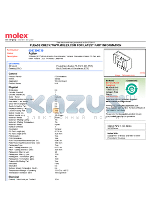 0557550719 datasheet - 2.00mm (.079