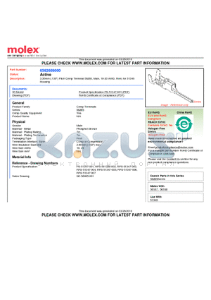 0562658000 datasheet - 3.30mm (.130