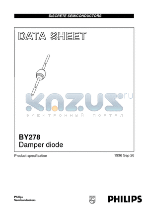 BY278 datasheet - Damper diode