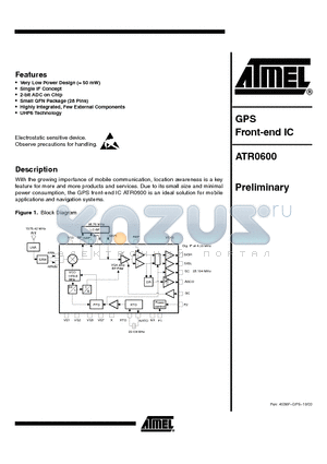 ATR0600 datasheet - ATR0600 ATR0600