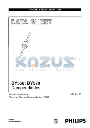 BY558 datasheet - Damper diodes
