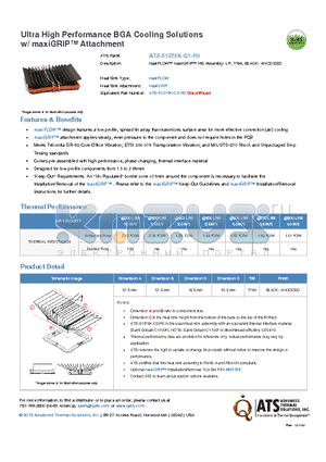 ATS-51375K-C1-R0 datasheet - maxiFLOW maxiGRIP HS Assembly- LP, T766, BLACK- ANODIZED