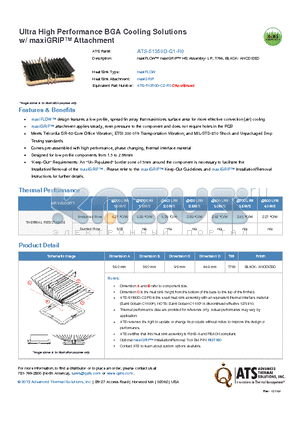 ATS-51350D-C1-R0 datasheet - maxiFLOW maxiGRIP HS Assembly- LP, T766, BLACK- ANODIZED