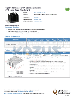 ATS-54230R-C1-R0 datasheet - High Performance Extrusion, T412, BLACK-ANODIZED
