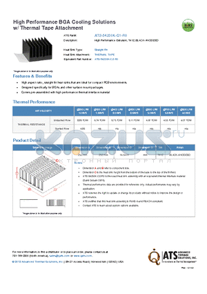 ATS-54230K-C1-R0 datasheet - High Performance Extrusion, T412, BLACK-ANODIZED