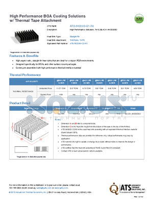 ATS-54330D-C1-R0 datasheet - High Performance Extrusion, T412, BLACK-ANODIZED