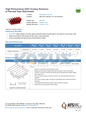 ATS-56001-C1-R0 datasheet - maxiFLOW Heat Sink, T412, RED-ANODIZED