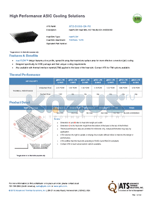 ATS-56008-C4-R0_12 datasheet - maxiFLOW Heat Sink, NO TIM, BLACK-ANODIZED