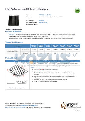 ATS-56004-C4-R0_12 datasheet - maxiFLOW Heat Sink, NO TIM, BLACK-ANODIZED
