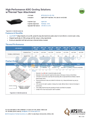 ATS-56010-C1-R0 datasheet - maxiFLOW Heat Sink, T412, BLACK-ANODIZED