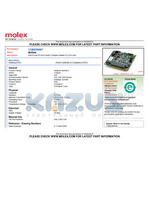 1120230007 datasheet - Direct-Link PC104-CANIO CANopen Master PC/104 card