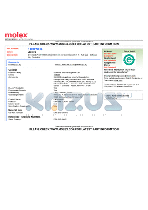 1120275014 datasheet - DirectLink SW1000 Software Drivers for Siemens S5, S7, TI - Full tags - Software Key Protection