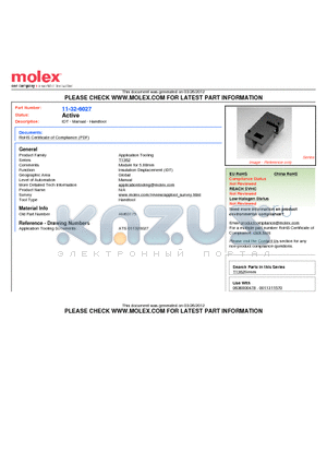 1132-6027 datasheet - IDT - Manual - Handtool