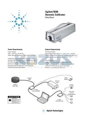 5530 datasheet - Dynamic Calibrator