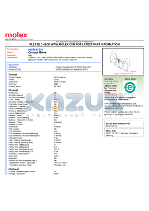 55401-1419 datasheet - 2.54mm (.100