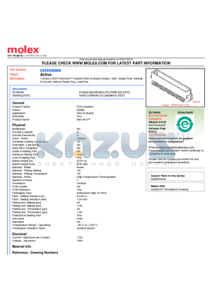 55450-0869 datasheet - 1.25mm (.049