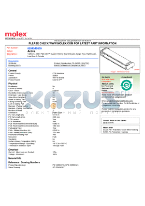 55454-0870 datasheet - 1.25mm (.049